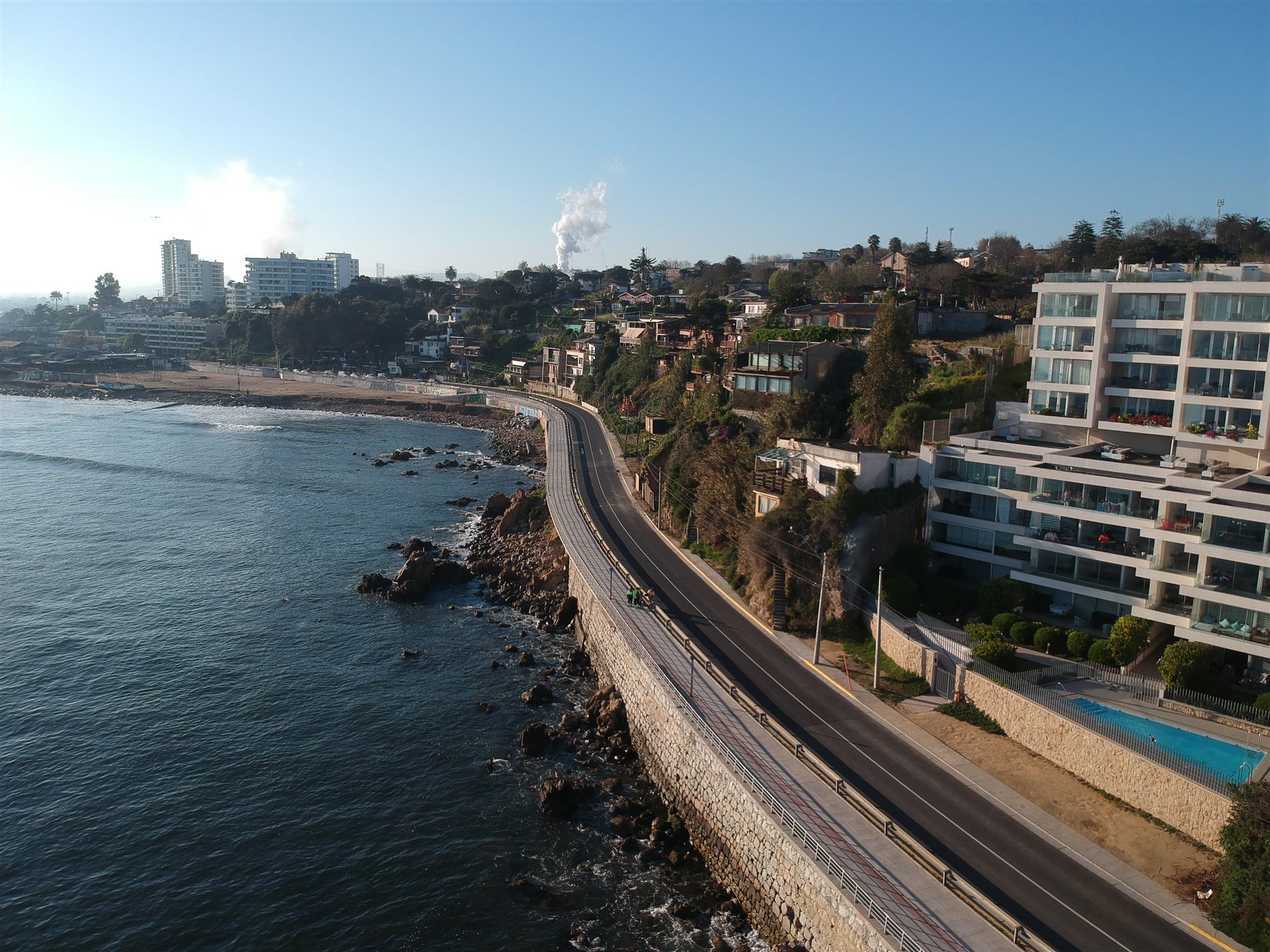 Costa de Pichilemu — foto aérea drone